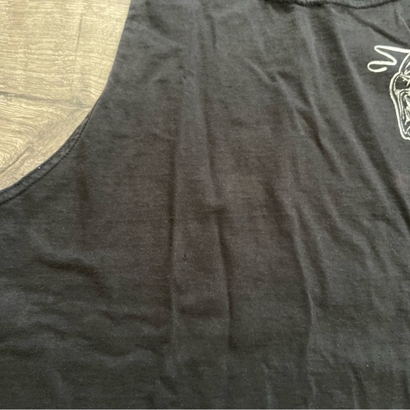 Smile Now Cry Later Faded Black Crop Boxy Tank Top Large Adult Unisex - Picture 9 of 11